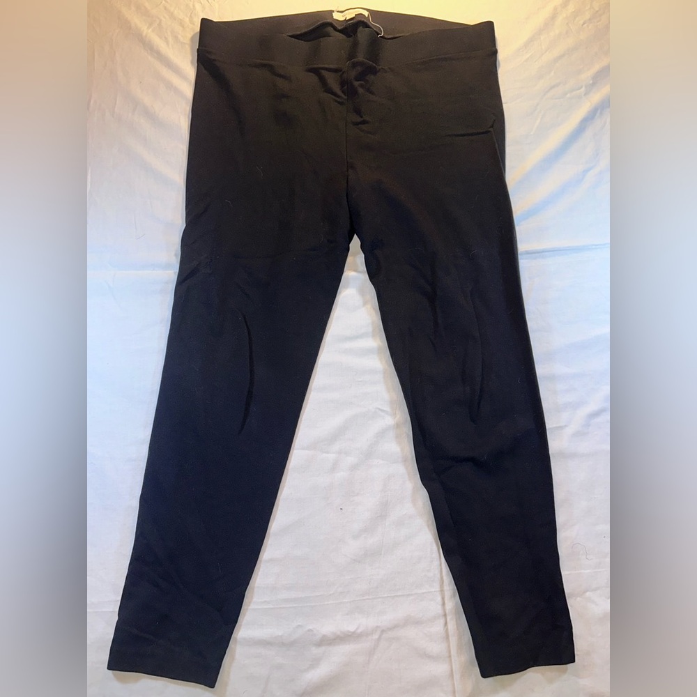 Vince Camuto Essential Black Leggings with Back Seam ~ Size 1X